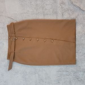 White house black market pencil skirt. Camel color. Size 10